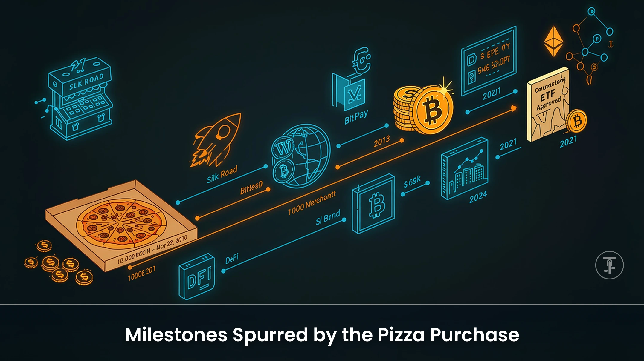 Milestones Spurred by the Pizza Purchase