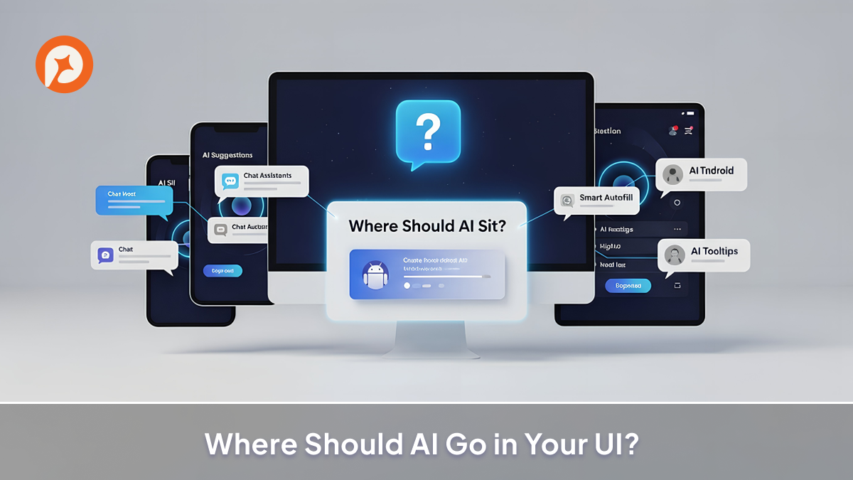 Where Should AI Go in Your UI